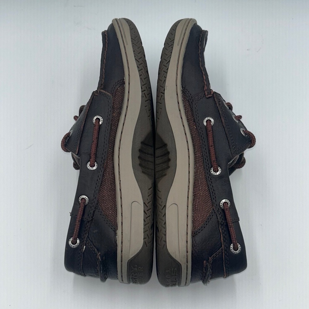 Sperry Top-Sider Billfish Mens Dark Brown Leather Boat Shoes Size 9 - Picture 5 of 9